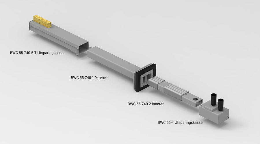 BWC 55 740 m 55 4 komplett 3 m tekst