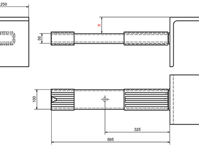 BWC 55 light innerrør 2 V R tegning