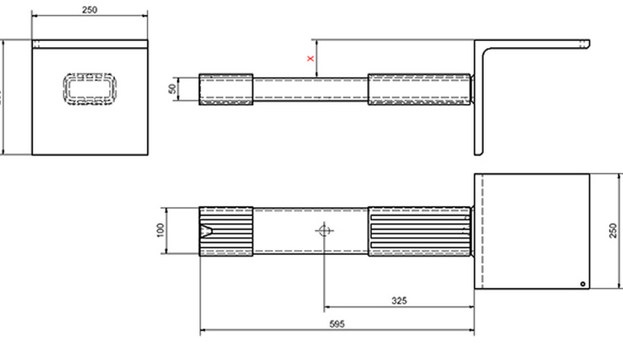 BWC 55 light innerrør 2 V R tegning