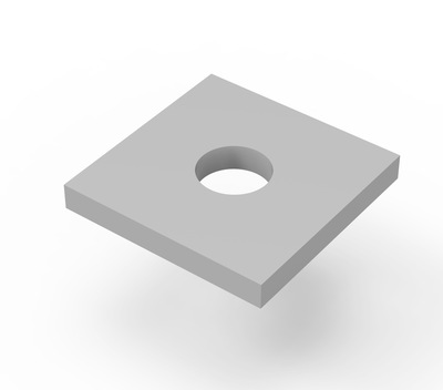 Firkantskiver 1 grå