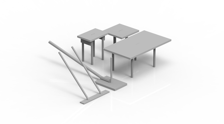 Sveise plate generelt bruk 4 grå