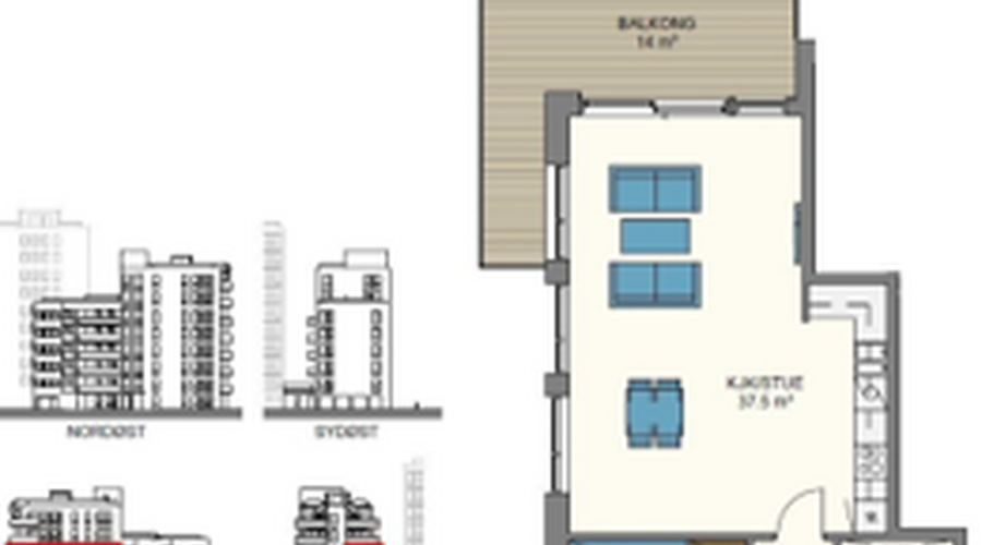 Sandakerveien 56 planskisse